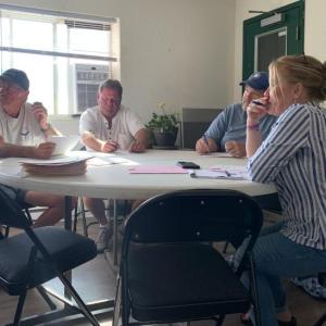 BRRDD board members float lawyer search and discuss maintence during a Aug. 13 meeting. ISABELLE CURTIS/Boothbay Register