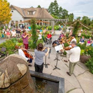 Salt Bay Chamberfest will present a free concert at Coastal Maine Botanical Gardens on Saturday, Aug. 15. Photo by Jim Dugan