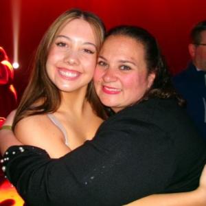Sarah Harris and Emily Mirabile after Sarah’s award for student choreography at the "Elf, Jr." performance at the Junior Theater Festival earlier this year. Courtesy of Emily Mirabile