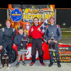 4-Cylinder Pro: Pictured from left, Chassidy Shorty, Trent Reed, Jay Plummer and Max Parlin. Jasen Dickey photo