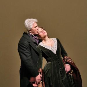 The 2007 production of "Eugene Onegin" starredRenée Fleming as Tatiana and baritone Dmitri Hvorostovsky as Onegin. Courtesy of The Met Live in HD