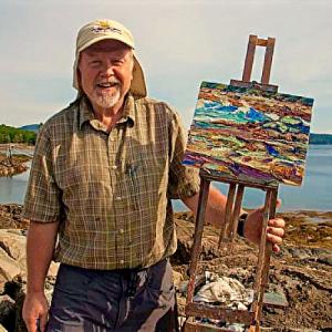 Spruce Point Inn Artist In Residence Michael Vermette. Courtesy photo