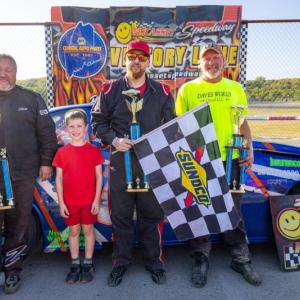 From left, Zack Emerson, Easton Downing, Shawn Emery and Dale Lawrence. Jasen Dickey photo