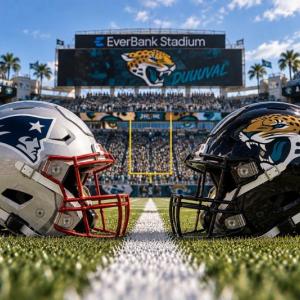 Patriots at Jacksonville Sunday at 1pm