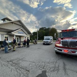 Firefighters at the scene on Friday, Sept. 4. Mark Sullivan photo