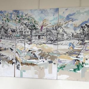 This Bob Rose mural is now permanent artwork in the Opera House's Upstairs Gallery. Courtesy of the venue