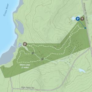 Cross River Preserve off Route 27 and High Fields Road in Boothbay. Courtesy of Boothbay Region Land Trust