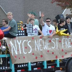Freshmen float. KEVIN BURNHAM/Boothbay Register