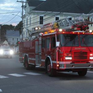 Boothbay Harbor Ladder Engine. STEVE EDWARDS/Boothbay Register