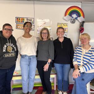 Visiting teachers spent a recent week of professional development with Stacey Adams and Angela Lathem-Ballard at CTL. Courtesy of CTL