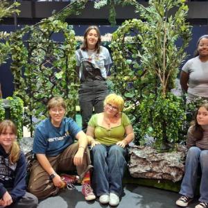 Cast members of "A Midsummer Night's Dream," from front left:  Monette Swall, Otto Pine, Ruby Desmond, Evelyn Herrick, Tryston Lambert; back row from left: Micah Bassett, Eleanor Gagne, Lily Howe, Allie Ferreira.  Visit heartwoodtheater.org. for performance details.