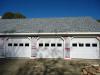 $799 White, raised Panel garage door installed with Electric Opener