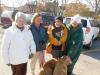 Mike Lewis and his friends getting ready for the bed race. GARY DOW/Boothbay Register