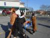 The winning team heads back to the store for the afternoon shift. GARY DOW/Boothbay Register