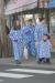 A family wears snowman pajamas during the Early Bird Sale. KEVIN BURNHAM/Boothbay Register