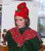 An elf (Alice Yokabaskas) watches the festivities at the Memorial Library. GARY DOW/Boothbay Register