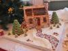 A log cabin gingerbread house created by Kevin Kiley. RYAN LEIGHTON/Boothbay Register