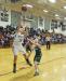 Captain Sarah Caron gets off a shot against Winthrop. RYAN LEIGHTON/Boothbay Register