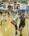 Alex Clarke goes to the basket for a left-handed scoop shot. RYAN LEIGHTON/Boothbay Register