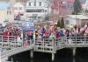 Waiting for Santa at Whale Park in Boothbay Harbor. GARY DOW/Boothbay Register