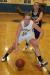 Alex Clarke drives strongly to the basket. Clarke led Boothbay with 14 points against the Rebels. KEVIN BURNHAM/Boothbay Register