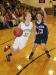 Morgan Crocker (4 points) starts a drive to the basket. KEVIN BURNHAM/Boothbay Register