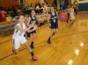 Sara Durgan fires a pass to a teammate. Durgan scored 4 points for Boothbay. KEVIN BURNHAM/Boothbay Register
