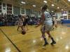 Alex Clarke fires a pass to Hannah Morley under the basket. RYAN LEIGHTON/Boothbay Register