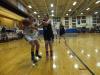 Sarah Caron lands after receiving a pass on the break. RYAN LEIGHTON/Boothbay Register