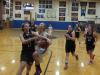 Morgan Crocker gets fouled on a drive. RYAN LEIGHTON/Boothbay Register