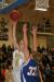 Joseph DiMauro goes high to shoot over Oak Hill's Kyle Field. KEVIN BURNHAM/Boothbay Register