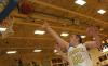 Linc Simmons puts up an underhand shot against Oak Hill. KEVIN BURNHAM/Boothbay Register