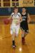 Aaron Dickinson gets a step on Hall-Dale's Nick Godin. KEVIN BURNHAM/Boothbay Register