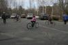 Trying out the new bikes in the Masonic Hall parking lot. KEVIN BURNHAM/Boothbay Register
