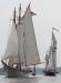  American Eagle, Nathaniel Bowditch with Bowdoin following behind. SUE MELLO/Boothbay Register
