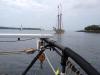 The Heritage before setting sail from Linekin Bay. Photographed from the schooner Lewis R. French. RYAN LEIGHTON/Boothbay Register