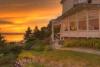 Sunset at Spruce Point Inn 