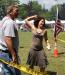 It's the wind-up, and the pitch ...! KEVIN BURNHAM/Boothbay Register