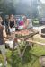 The first batch of chickens is ready. KEVIN BURNHAM/Boothbay Register
