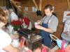 Denislav Sotirov serves Boothbay Lobster Wharf’s chili at the Chili & Chowder contest. GARY DOW/Boothbay Register
