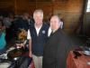 Phil Koskela, left, and Jason Chamness (a recent Claw Down winner!) of Robinson’s Wharf thoroughly enjoyed the event. They picked up a 3rd place Judges Award for their chili & a 3rd place Best Decorations award. GARY DOW/Boothbay Register
