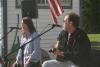 Amber Jones and Paul Johnson entertain the festival crowd on Sunday afternoon. KEVIN BURNHAM/Boothbay Register