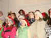 middle and high school students singing