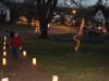 lit walk on Wiscasset town common