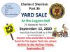 Legion Yard Sale