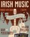 poster for March 14 Irish Music concert at Camden Opera House