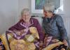 Lincoln Home resident, Carol Stark, shares a laugh with her daughter.