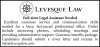 Levesque Law Full Time Legal Assistant 