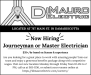 Journeyman or Master Electrician
