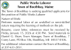 Public Works Laborer